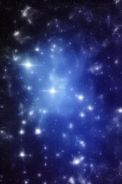 Abstract space nebula backgrounds. IA technology Stock Illustration
