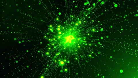 Abstract Space Nebula with Glowing Stars and Cosmic Dust Stock Footage 310959953