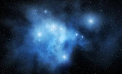 Abstract space nebula Stock Photos