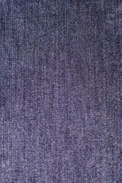 Abstract space perspective and a close-up of blank blue natural clean denim.. Stock Photos