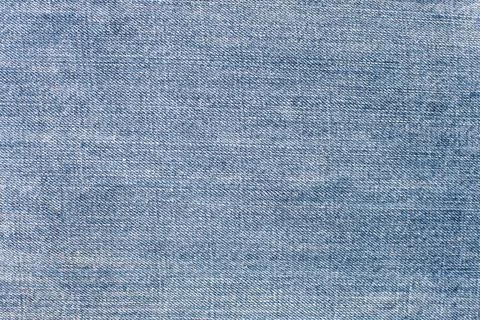 Abstract space perspective and a close-up of blank blue natural clean denim.. Stock Photos