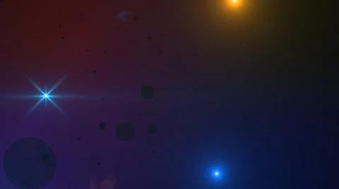Abstract space planets light illustration Stock Illustration