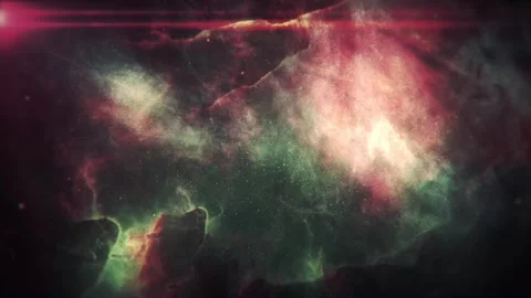 Abstract space in red and green Stock-Footage 240435955