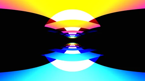 Abstract Space Roads Surfaces Parallel Sun Stock Footage 139740651