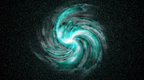 Abstract space sci-fi spiral nebula particular milky way background animation Stock Footage 65455539