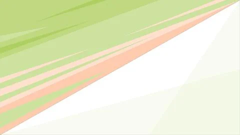 Abstract Space Shapes Background - Green Pink Stock Illustration