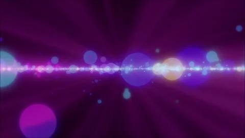 Abstract space spots circles particles Stock Illustration