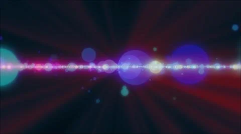Abstract space spots circles particles Illustrazione stock