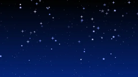 Abstract Space Starry Night Animation with Sparkling Light Particles. 스톡 동영상 336023141