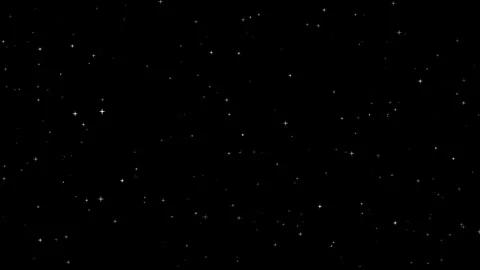 Abstract Space Starry Night Animation with Sparkling Light Particles. 스톡 동영상 336023152