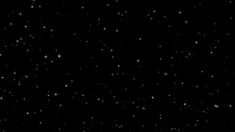 Abstract Space Starry Night Animation with Sparkling Light Particles. 스톡 동영상 336023154