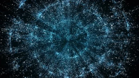 Abstract Space Stellar Shockwave Background Video stock 344116500