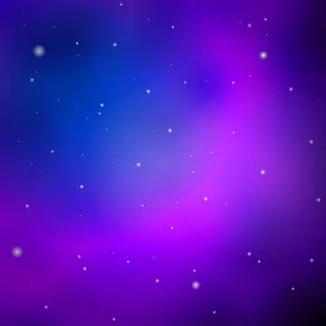 Abstract space texture with bright stars Stock Illustration
