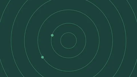 Abstract Space Themed Geometric Stock Illustration