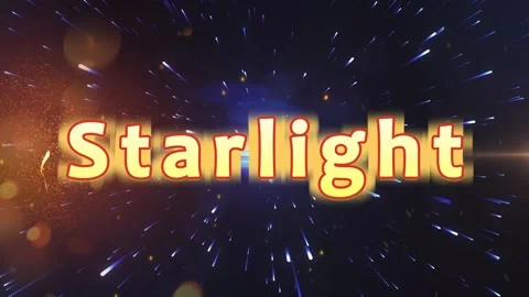 Abstract space travel motion background featuring glowing starlight text Stock Footage 343810500