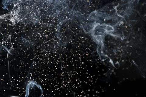 Abstract space wallpaper background, dark smoke design Stock Illustration