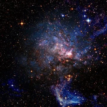 Abstract space wallpaper. Elements of this image furnished by NASA Stockillustratie