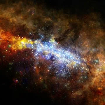 Abstract space wallpaper. Elements of this image furnished by NASA Stock Illustration