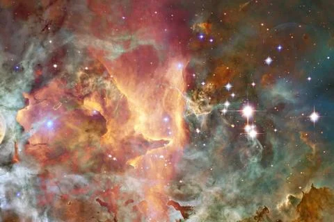 Abstract space wallpaper. Elements of this image furnished by NASA イラスト素材