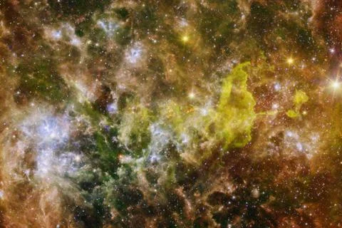 Abstract space wallpaper. Elements of this image furnished by NASA Stockillustratie