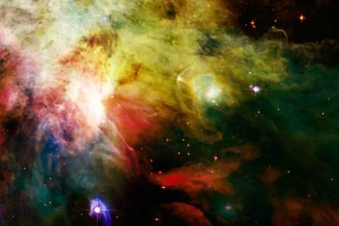 Abstract space wallpaper. Elements of this image furnished by NASA Stock Illustration