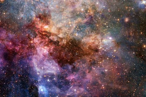 Abstract space wallpaper. Elements of this image furnished by NASA 스톡 일러스트