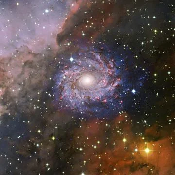 Abstract space wallpaper. Elements of this image furnished by NASA Fotos Stock