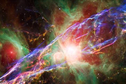 Abstract space wallpaper. Elements of this image furnished by NASA Stock Photos