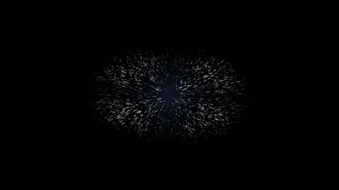 Abstract space warp travel effect with fast moving stars and cosmic particl.. Vidéo 345896489