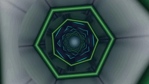 Abstract spacetime tunnel background creates a visual Stock Footage 342361776