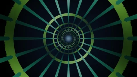 Abstract spacetime tunnel background presents a visual Stock Footage 342371932