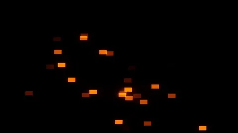 Abstract Spark of Fire Looping Motion Graphics Full HD Stock Footage 104230571