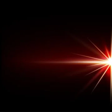 Abstract sparkle and light strips red tone on beside background Stock Illustration