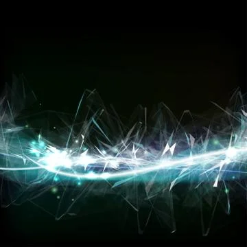 Abstract sparkle line Stock Illustration