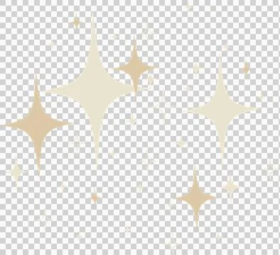 Abstract sparkle pattern is floating in flat design, cream beige starbursts on Stock Illustration