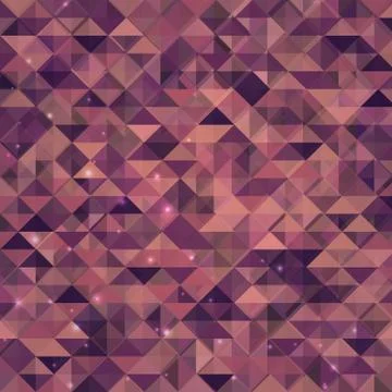 Abstract sparkling geometric background Illustrazione stock