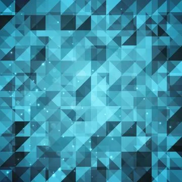 Abstract sparkling geometric background Illustrazione stock