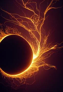 Abstract sparkling lighting pattern Stock Illustration