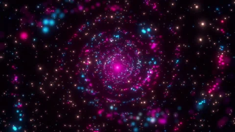 Abstract Sparkling Spiral Stock Footage 170884127