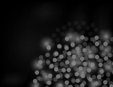 Abstract Sparkling Stars Holiday Background bokeh effect. Stock Illustration