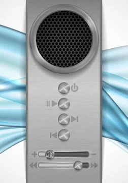 Abstract Speaker Concept Design. Abstract Speaker Concept Design. Vector I... Foto stock