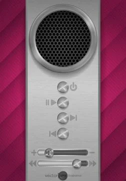 Abstract Speaker Concept Design. Abstract Speaker Concept Design. Vector I... Foto stock
