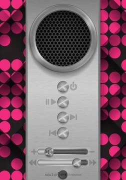 Abstract Speaker Concept Design. Abstract Speaker Concept Design. Vector I... Stock Photos