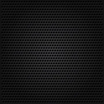 Abstract speaker grill metallic background, vector illustration Stock Illustration
