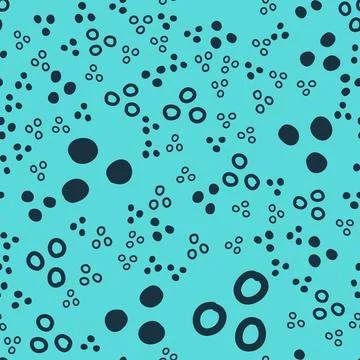 Abstract specks on a blue background, seamless pattern for textile and packag Illustrazione stock