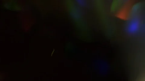 Abstract spectral texture. Trendy light leaks. Peace of light pulses in the dark Stock Footage 119974346