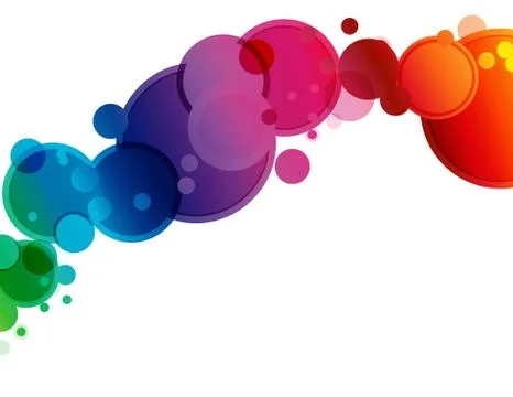 Abstract Spectrum Circle Background 스톡 일러스트