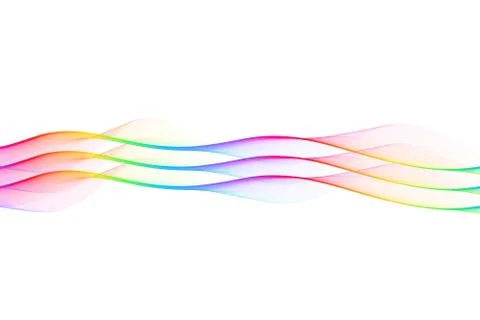 Abstract spectrum color big flame waves Stock Illustration