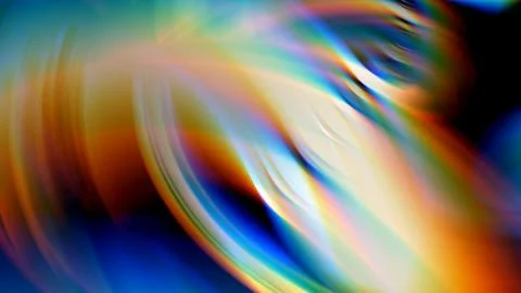 Abstract Spectrum Flow Curves Stock Illustration