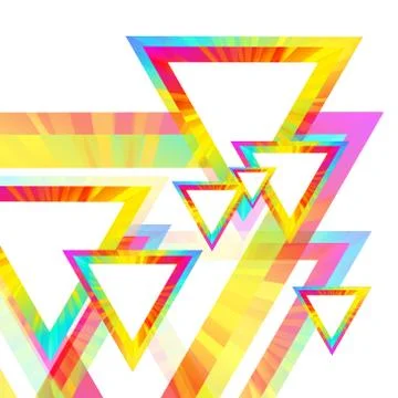 Abstract spectrum frame background Stock Illustration